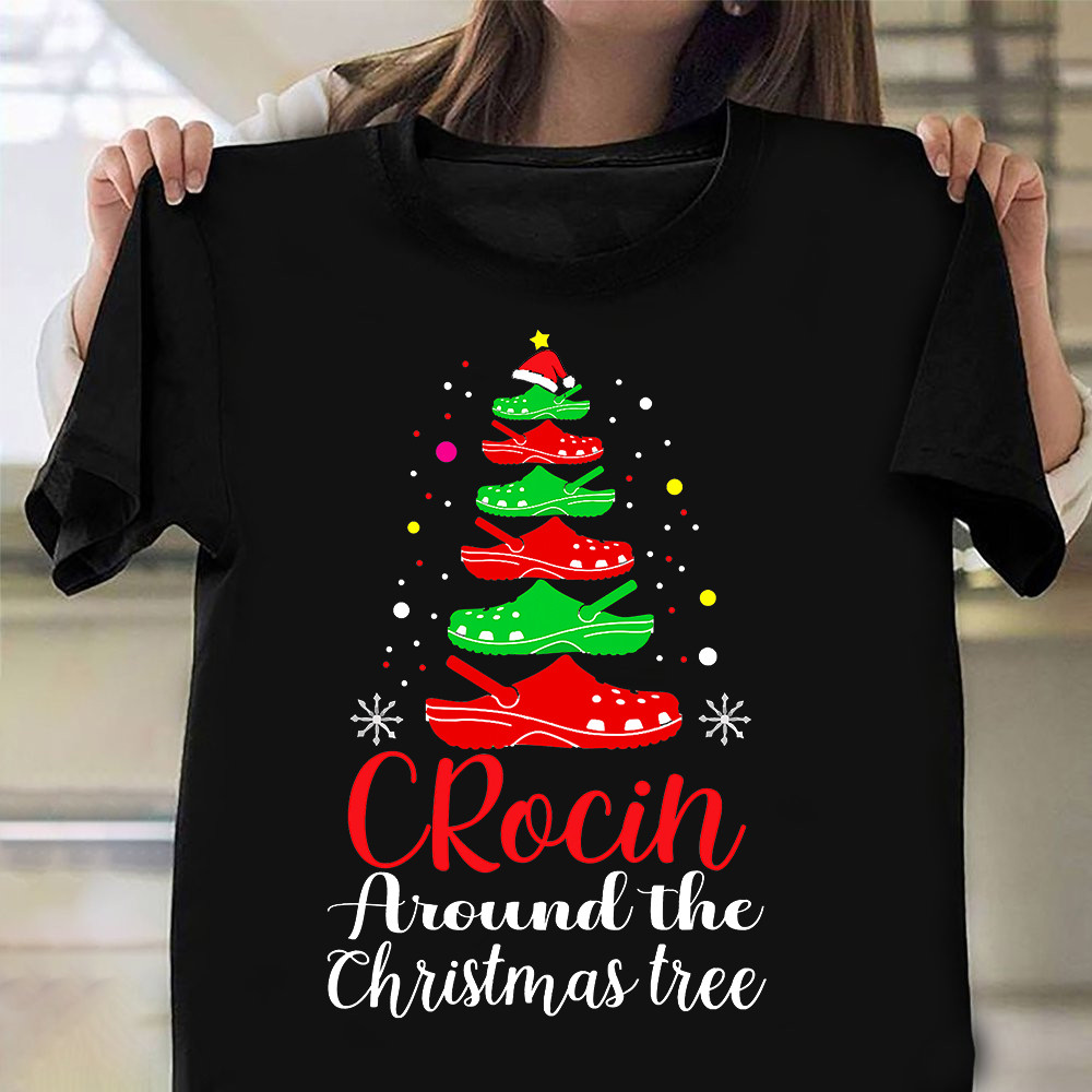 Crocin Around The Christmas Tree T-Shirt Cute Christmas Shirt Ideas New Big Brother Gifts - Familyhavendecor 