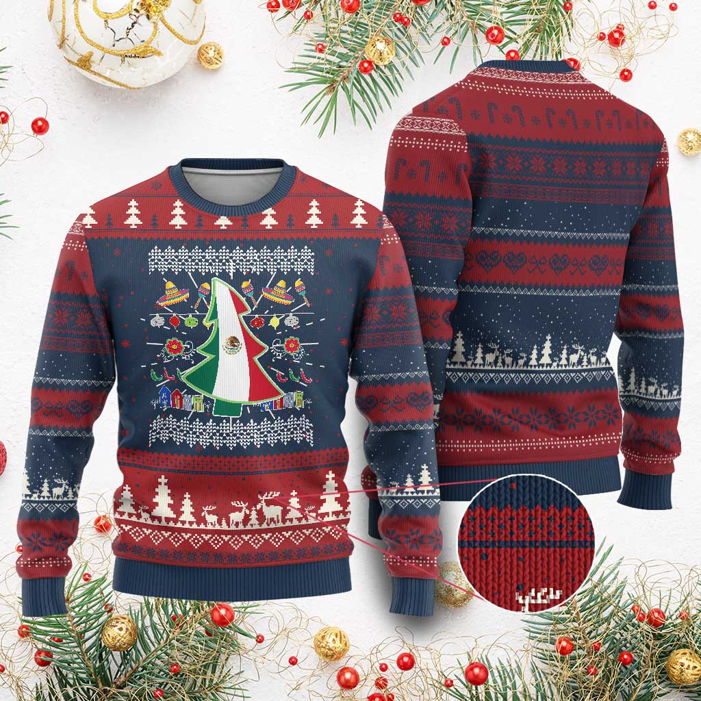 Mexico Xmas Tree Ugly Christmas Sweater Hilarious Christmas Sweater Mexico Gifts For Him – Familyhavendecor