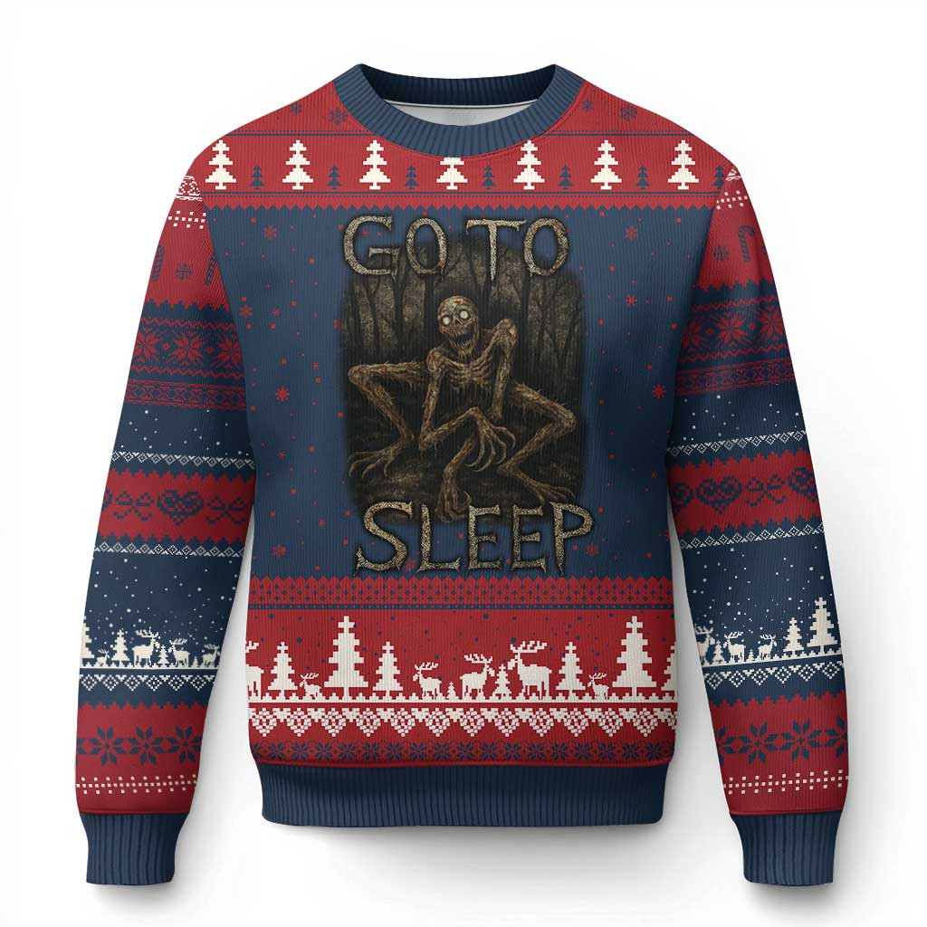 Rake Creepypasta Ugly Christmas Sweater Alt Goth Grunge Horror Aesthetic Christmas Clothes – Familyhavendecor